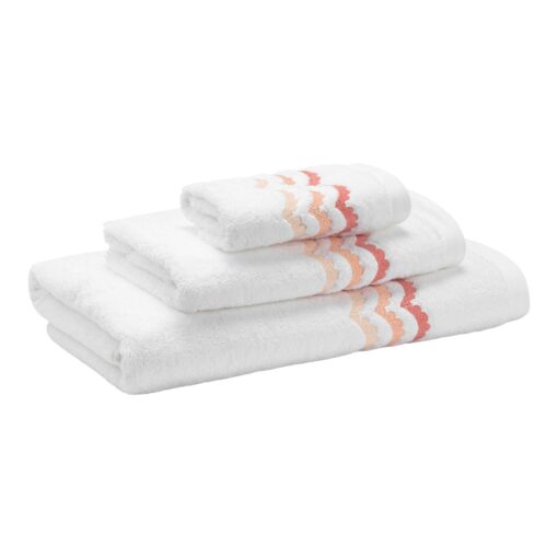 Celerie Kemble + Hamburg House Scallop Towel Set - 3 Pieces